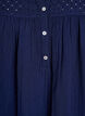 Bomulds muslin-tunika med broderie anglaise, Bl&aring;, Packshot image number 2