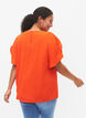 Kortermet bluse med rynke-detaljer, Orange.com, Model image number 1