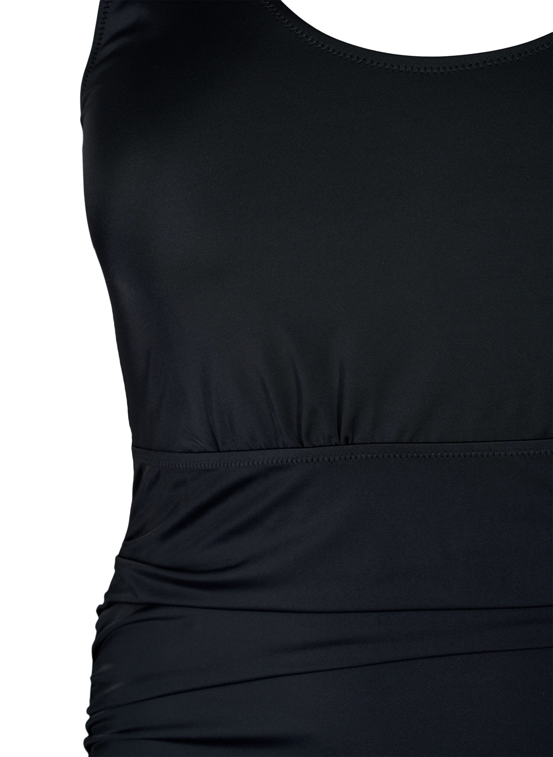 Zizzi Badedragt med ben, Svart, Packshot image number 2