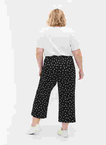 Løse bukser med 7/8-lengde, Black Dot, Model image number 1