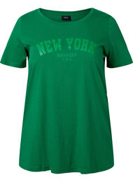 T-skjorte i bomull med tekst, Jolly Green W. New