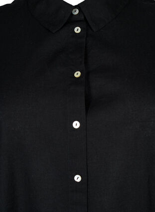 Lang skjorte med korte ermer, Black, Packshot image number 2