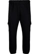 Joggebukse med cargo-lommer, Black, Packshot image number 0