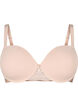 Formstøpt bh med mesh, Beige, Packshot image number 0