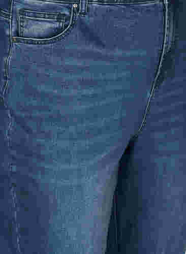 Jeans med ekstra høy liv, Blue denim, Packshot image number 2