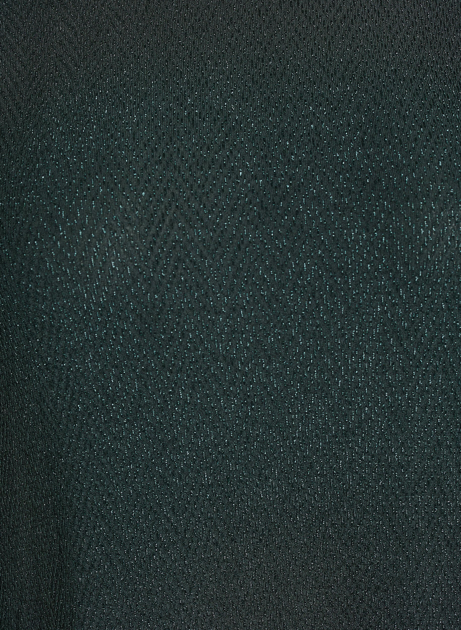 Zizzi Kort kjole med glitterm&oslash;nster, Gr&oslash;nn, Packshot image number 2