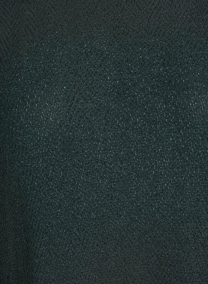 Kort kjole med glittermønster, Grønn, Packshot image number 2