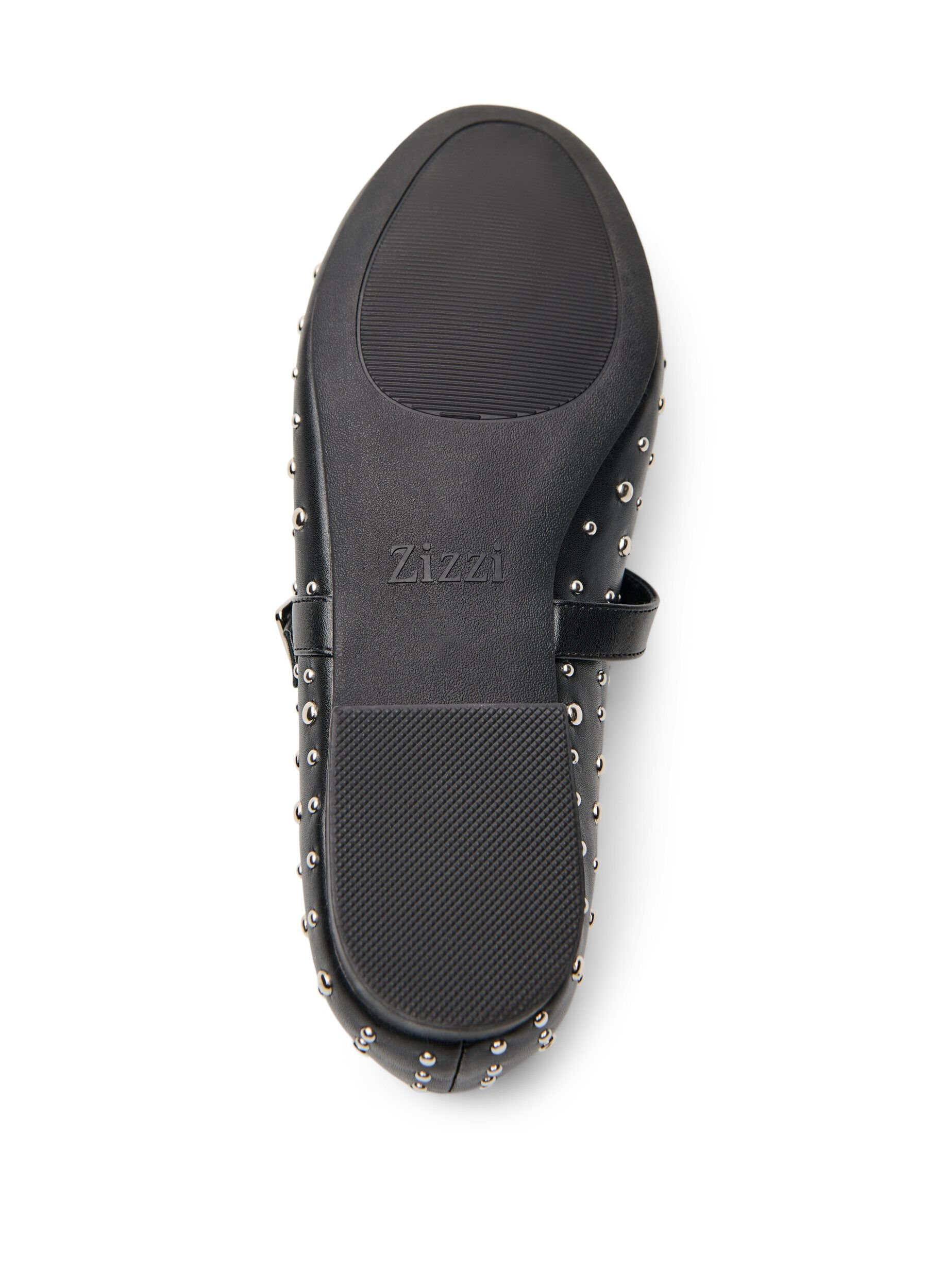 Zizzi Ballerinasko med nagler, Svart, Packshot image number 5