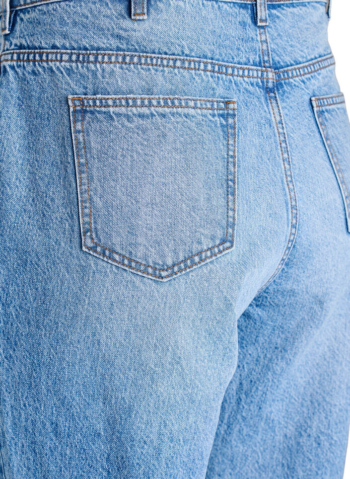 Jeans med straight fit og høy midje, L.B.Denim, Packshot