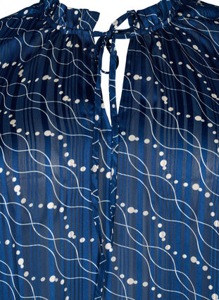 Bluse med lange ermer, volanger og trykk, Dress Bl. Swirl AOP, Packshot image number 2