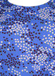 FLASH - Bluse med lange ermer og trykk	, Dazzling Blue AOP, Packshot image number 2
