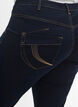 Regular fit Gemma jeans med høyt liv, Blå, Model image number 5