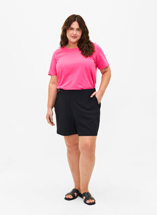 FLASH - T-skjorte med rund hals, Hot Pink, Model image number 2