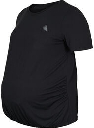 T-skjorte til trening for gravide, Black