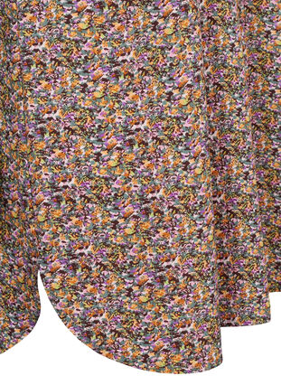 FLASH - Blomstrete tunika med korte ermer, Multi Ditsy, Packshot image number 3