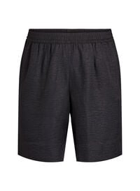 Shorts med lommer og høy midje, Svart Shorts med lommer og høy midje