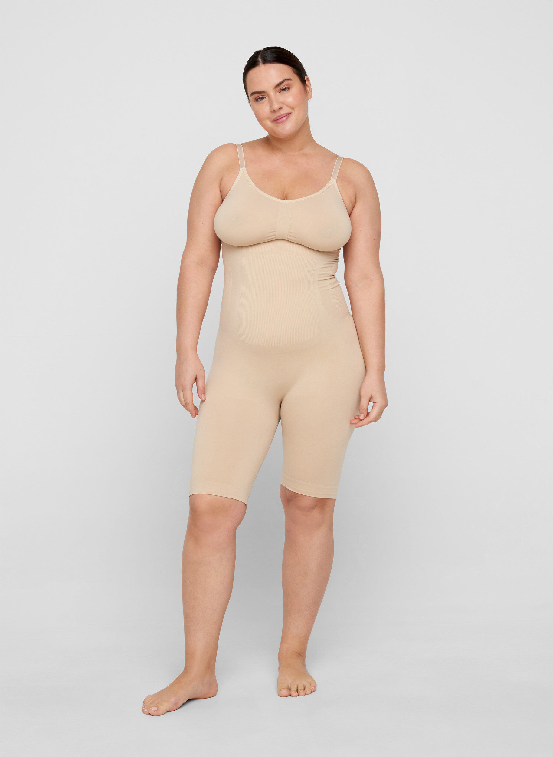 Zizzi Shapewear bodysuit, Nude, Model image number 2
