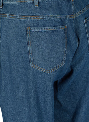 Baggy jeans i bomull, Blue denim, Packshot image number 3