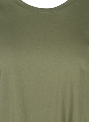 T-skjorte i bomull med knapper, Thyme, Packshot image number 2