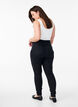 Elastiske jeggings med h&oslash;y midje, Svart, Model image number 1