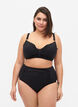 Bikinitruse med høy midje, Svart, Model image number 0