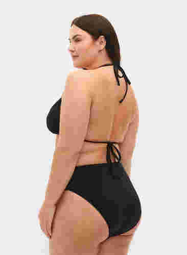 Tai bikinitruse med normal høyde i livet, Black, Model image number 1