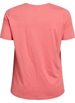 Zizzi FLASH - T-skjorte med motiv, Faded Rose Think, Packshot image number 1