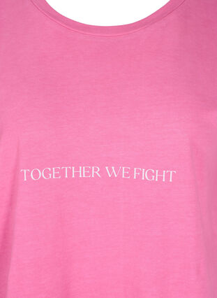 Support the breasts - T-skjorte i bomull, Wild Orchid, Packshot image number 2