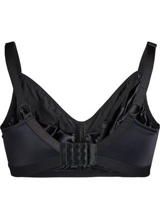 Zizzi Bøylefri bh med blonder, Black, Packshot image number 1