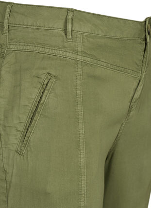 3/4-bukser i lyocell, Ivy green, Packshot image number 2