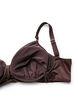 Bikinitopp med b&oslash;yle og drapering, Brun, Packshot image number 3