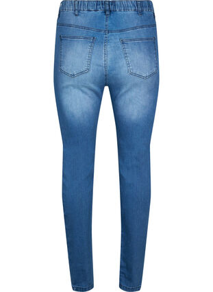 Zizzi Jeggings med splitt, Dark blue, Packshot image number 1