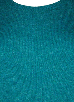 Melert genser med rund hals	, Deep Lake Mel., Packshot image number 2
