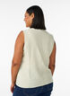 Stripet vest i lin og viskose, Gr&oslash;nn, Model image number 2