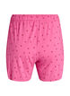 Pyjamashorts i viskosejersey med et heldekkende trykk, Rosa, Packshot image number 1