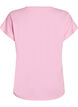 Ensfarget trenings-T-skjorte, Rosa, Packshot image number 1
