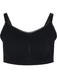 Myk BH med en liten blondekant, Black
