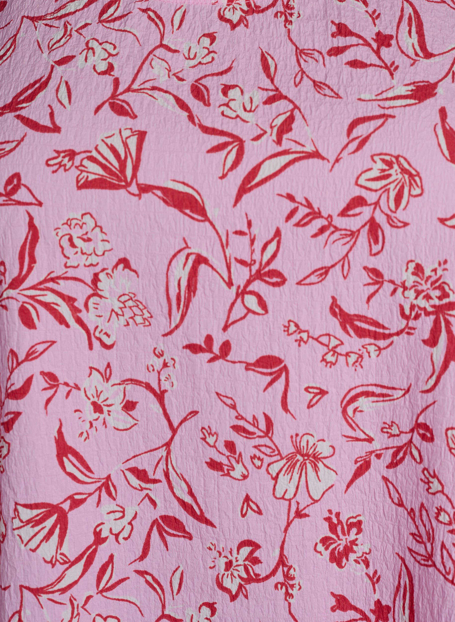 Zizzi FLASH &ndash; Ermel&oslash;s topp med tekstur, Rosa, Packshot image number 2