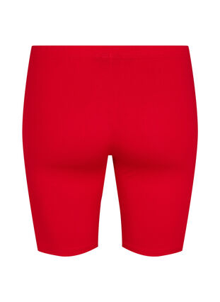 Ensfargede basis sykkelshorts, Tango Red, Packshot image number 1