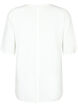 Viskosebluse med 1/2 ermer og broderidetaljer, Snow White, Packshot image number 1
