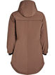 Vannavvisende softshell jakke med vattert f&ocirc;r, Brun, Packshot image number 1