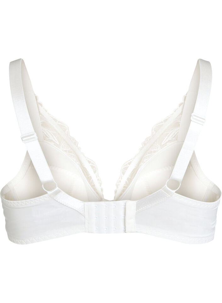 Polstret blonder BH med b&oslash;yle, Hvit, Packshot image number 1