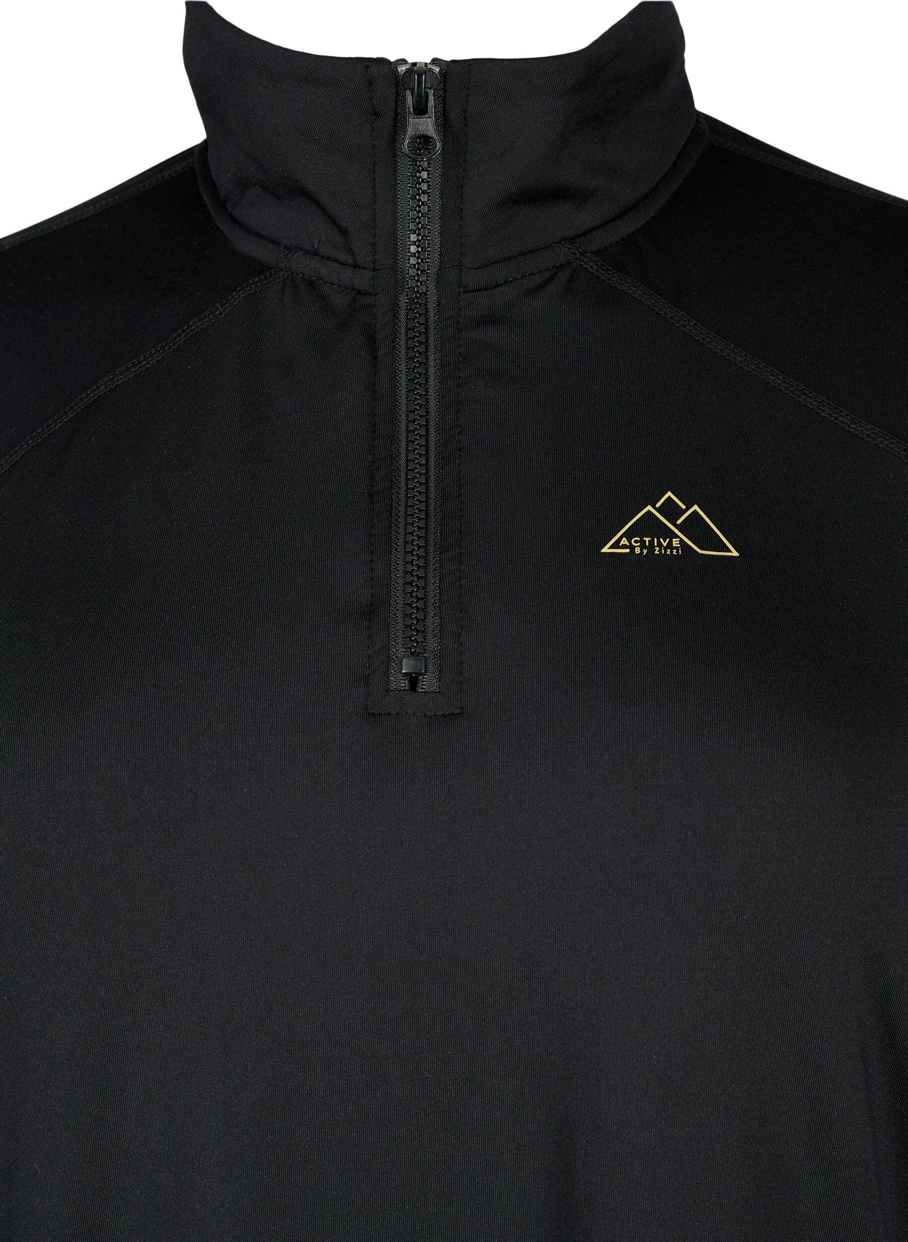 Zizzi Undertr&oslash;ye med lommer og netting, Black, Packshot image number 2