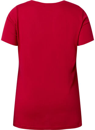 T-skjorte i bomull med korte ermer, Barbados Cherry BLES, Packshot image number 1