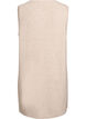 Kort ermel&oslash;s strikkekjole, Beige, Packshot image number 1