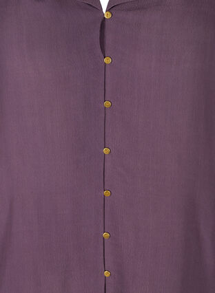 Viskoseskjorte med 3/4-ermer, Vintage Violet, Packshot image number 2