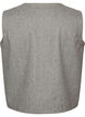 V-hals vest med knapper, Gr&aring;, Packshot image number 1