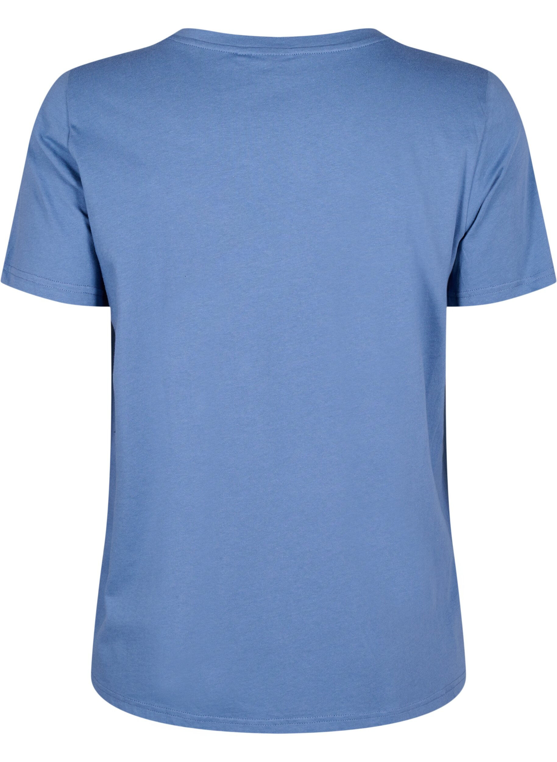 ZizziT-skjorte med tekstmotiv, Moonlight B. W.Navy, Packshot image number 1