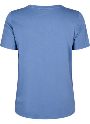 T-skjorte med tekstmotiv, Moonlight B. W.Navy, Packshot image number 1
