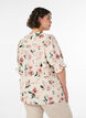 Skjortebluse med 1/2 ermer, Rosa, Model image number 2